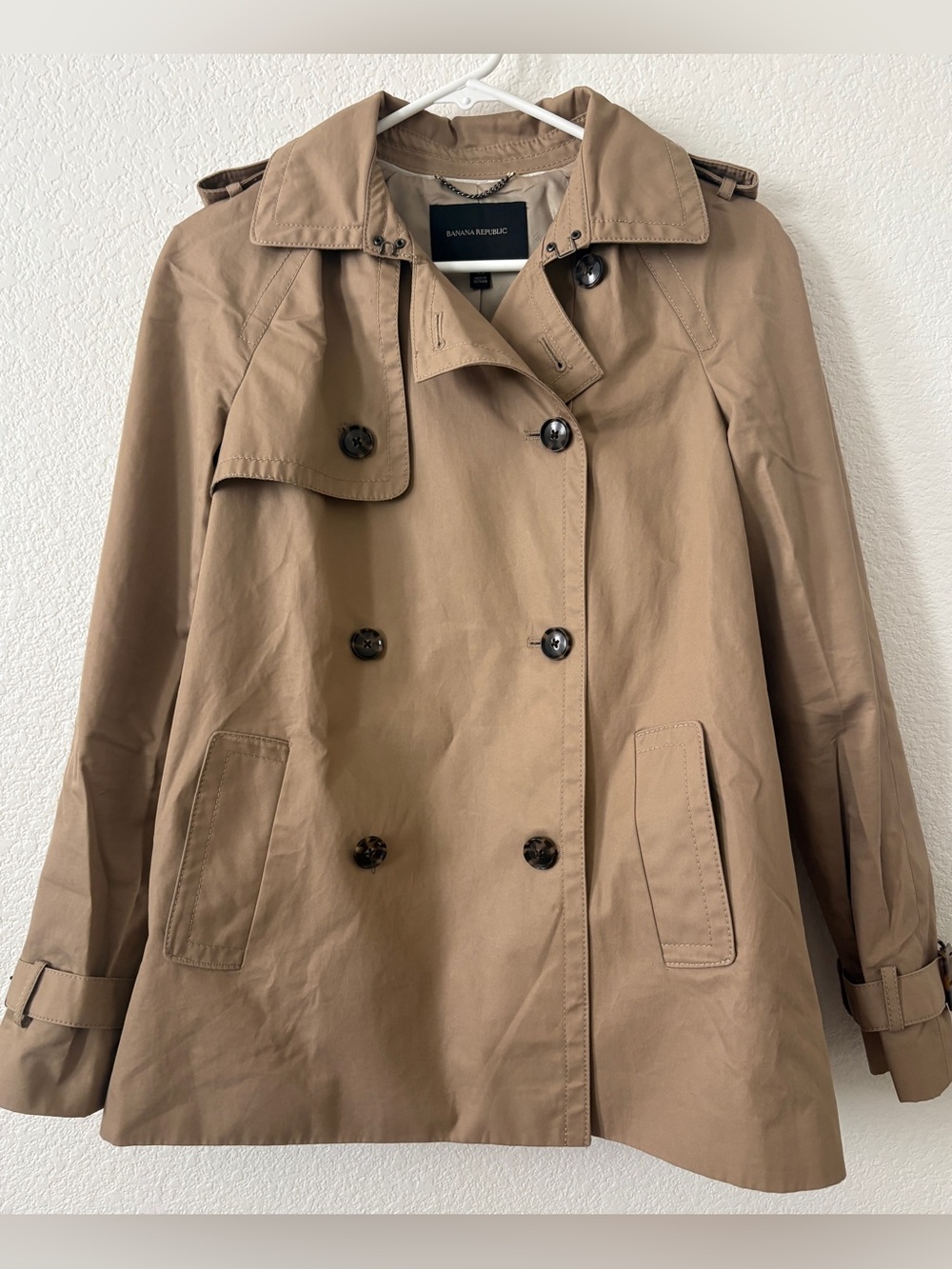 Banana Republic A-line Short Trench Coat